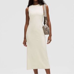 Lululemon All Aligned Ribbed Midi Dress
Light Ivory Size 0